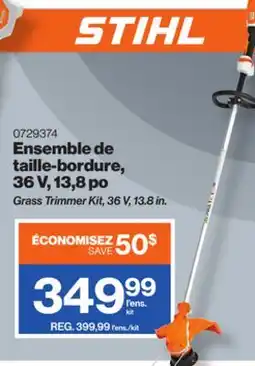Patrick Morin Grass Trimmer Kit, 36 V, 13.8 in offer
