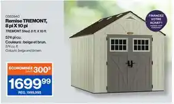 Patrick Morin TREMONT Shed, 8 ft. X 10 ft offer