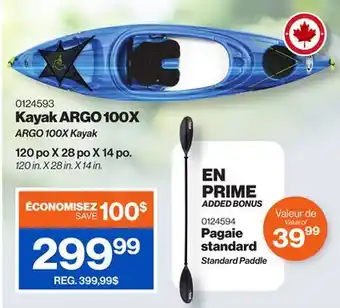 Patrick Morin ARGO 100X Kayak offer