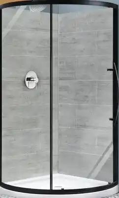 Canac Claire Round Corner Shower (Clear glass) offer