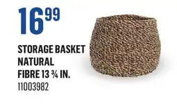 Canac Storage Basket Natural Fibre 13 3/4 in offer