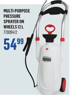 Canac Multi-Purpose Pressure Sprayer On Wheels 12L offer