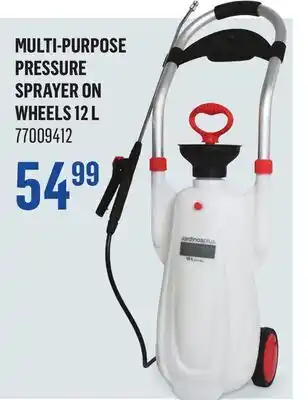 Canac Multi-Purpose Pressure Sprayer On Wheels 12L offer