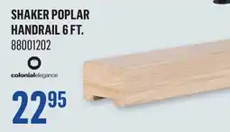 Canac Shaker Poplar Handrail offer