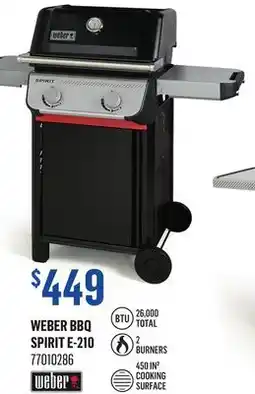 Canac Weber BBQ Spirit E-210 offer