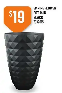 Canac Empire Flower Pot 14 in offer