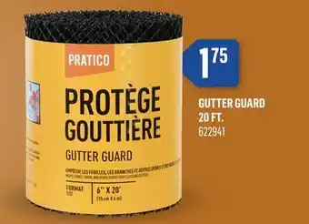 Canac Gutter Guard 20 ft offer