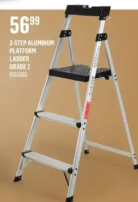 Canac 3-Step Aluminum Platform Ladder Grade 2 offer