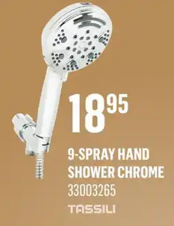 Canac 9-Spray Hand Shower Chrome offer