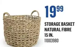 Canac Storage Basket Natural Fibre 15 in offer