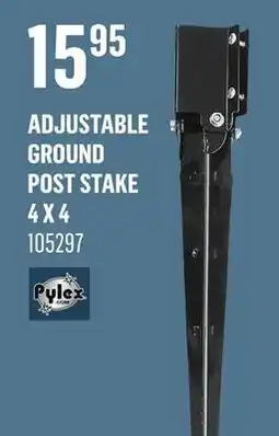 Canac Adjustable Ground Post Stake 4 x 4 offer