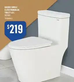 Canac Quebec Single Flush Monobloc Toilet 4.8 L offer