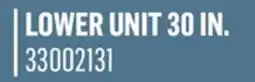 Canac lower unit 30in offer