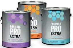 Canac Formule Pro Extra Eggshell Interior Latex Paint White & Colours 3.7 L offer