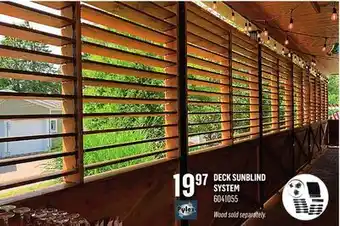 Canac Deck Sunblind System offer