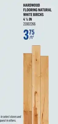 Canac Hardwood Flooring offer