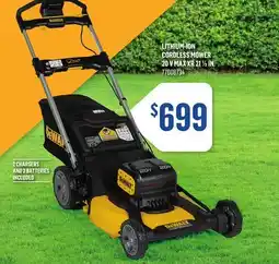 Canac Lithium-ion Cordless Mower 20V Max XR 211/2in offer