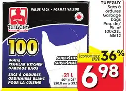 Rossy TUFFGUY Garbage bags offer