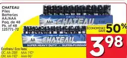 Rossy CHATEAU Piles Batteries AA/AAA offer