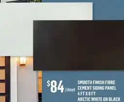Canac Smooth Finish Fibre Cement Siding Panel 4ftx8ft offer