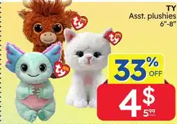 Rossy TY Asst. plushies offer
