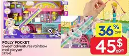 Rossy POLLY POCKET Sweet adventures rainbow mall playset offer