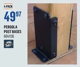 Canac Pergola Post Bases offer