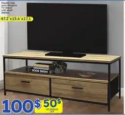 Rossy TV stand with shelf offer