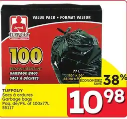Rossy TUFFGUY Garbage bags offer