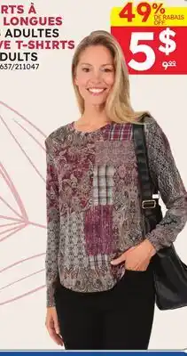 Rossy LONG SLEEVE T-SHIRTS FOR ADULTS offer