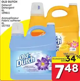Rossy OLD DUTCH Detergent 6L, Fabric softener 6L offer