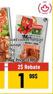 Mayrand Sliced cooked merguez sausage 175g Roma offer
