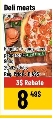 Mayrand Roma Deli meats offer