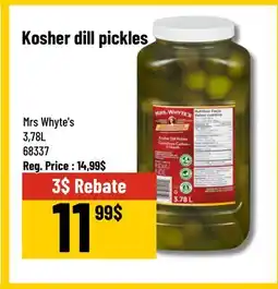 Mayrand Kosher Dill Pickles 3,78 L Mrs Whyte's offer
