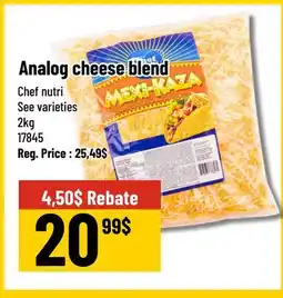 Mayrand Analog cheese blend 2 kg Chef nutri offer