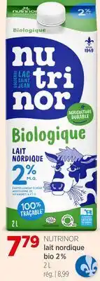 Avril Lait nordique bio 2% offer