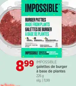 Avril Galettes de burger à base de plantes offer