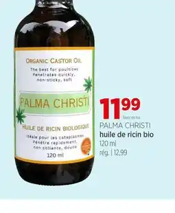 Avril Huile de ricin bio PALMA CHRISTI offer