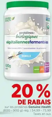 Avril Sur les protéines offer