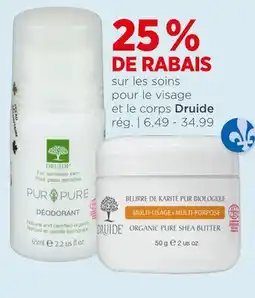 Avril Soins pour le visage etlecorps Druide offer