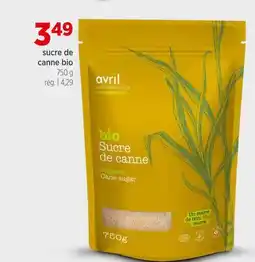 Avril Avril sucre de canne bio offer