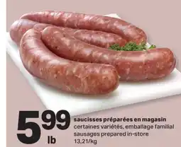 L'Intermarché SAUCISSES PRÉPARÉES EN MAGASIN offer