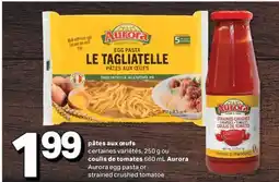 L'Intermarché PÂTES AUX ŒUFS, 250 G OU COULIS DE TOMATES,660 ML offer