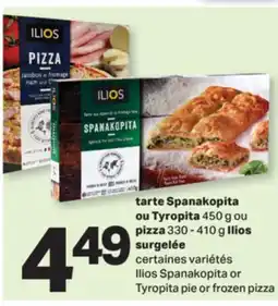 L'Intermarché TARTE SPANAKOPITA 450 G OU PIZZA 330 - 410 G offer