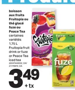 L'Intermarché BOISSON AUX FRUITS OU THÉ GLACÉ FUZE. 1,75 L offer