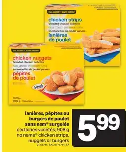L'Intermarché LANIÈRES, PÉPITES OU BURGERS DE POULET, 908 G offer