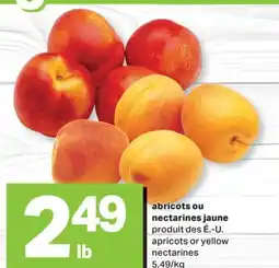 L'Intermarché ABRICOTS OU NECTARINES JAUNE offer