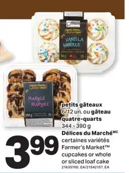 L'Intermarché PETITS GÂTEAUX 6/12 UN. OU QUATRE-QUARTS 344 - 390 G offer