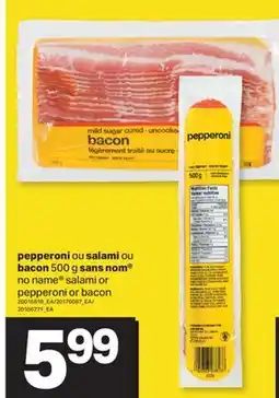 L'Intermarché PEPPERONI OU SALAMI BACON 500 G offer