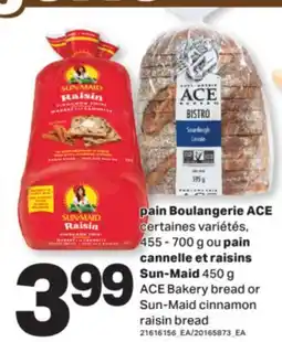 L'Intermarché GERIE PAIN BOULANGERIE, 455 - 700 G OU PAIN OU CANNELLE ET RAISINS, 450 g offer